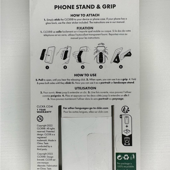 Clckr Phone Holder & Stand - Picture 2 of 2